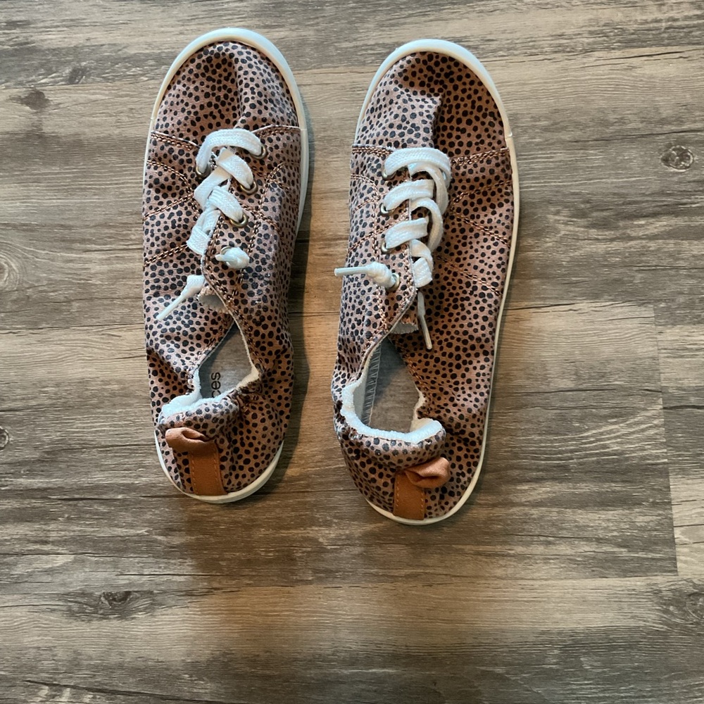 Maurices Leopard Print Tennis Shoes